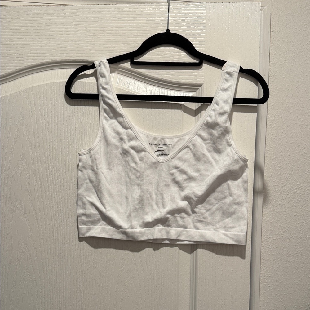 White Women's Crop Top